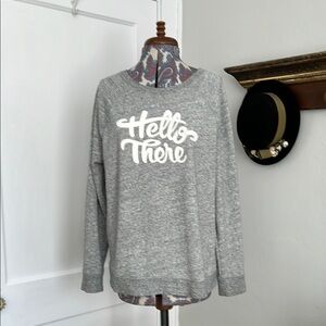 Women’s Old Navy Sweatshirt with 'Hello There' Print